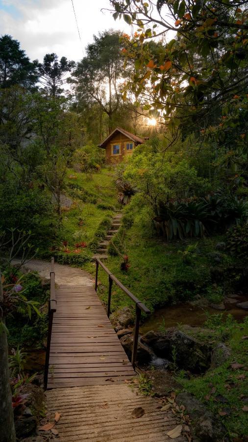Espirito Das Aguas Chales Lumiar Exteriör bild